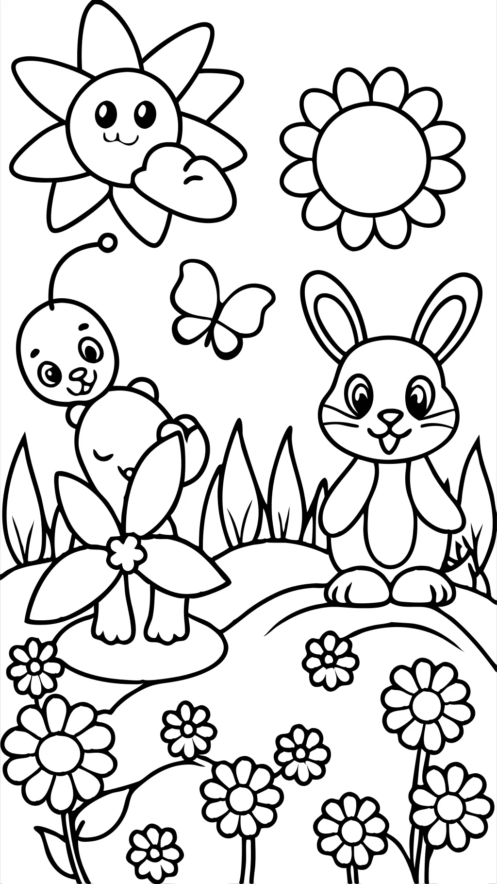 coloring page preschool